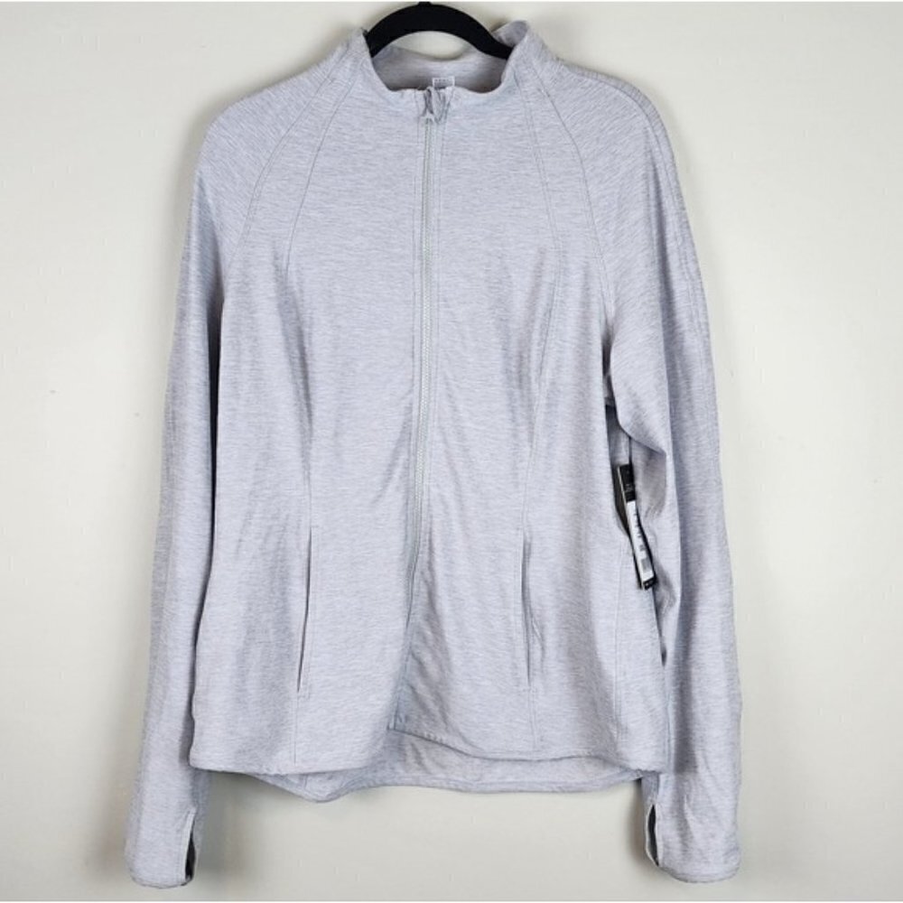 Yogalicious zip up jacket size XXL gray
